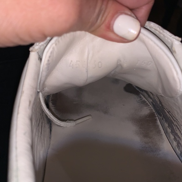 Gucci White snake low Ace sneakers size 9.5 - Picture 7 of 9